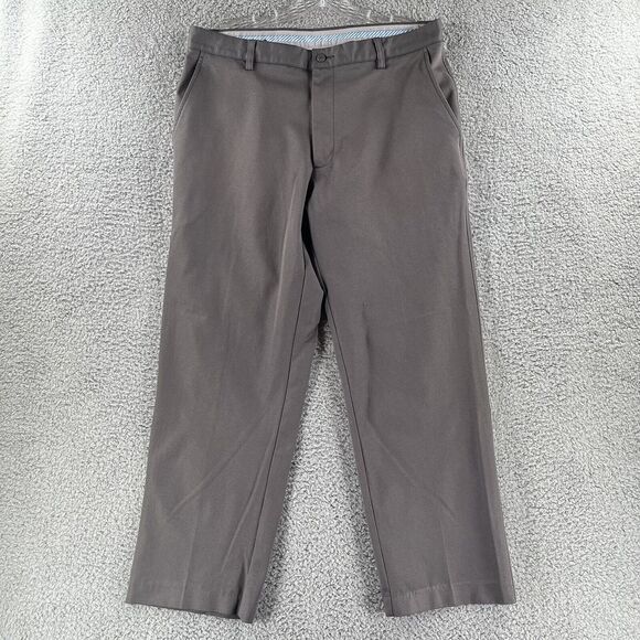 FootJoy Other - FJ FootJoy Golf Pants Chino Flat Front Straight Leg Size 36/32 Stretch Gray Mens